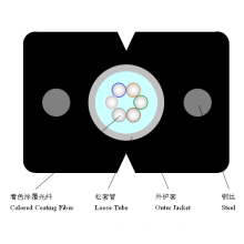 Indoor Multi-Fiber Sm Loose Tube Fiber Optic Drop Cable